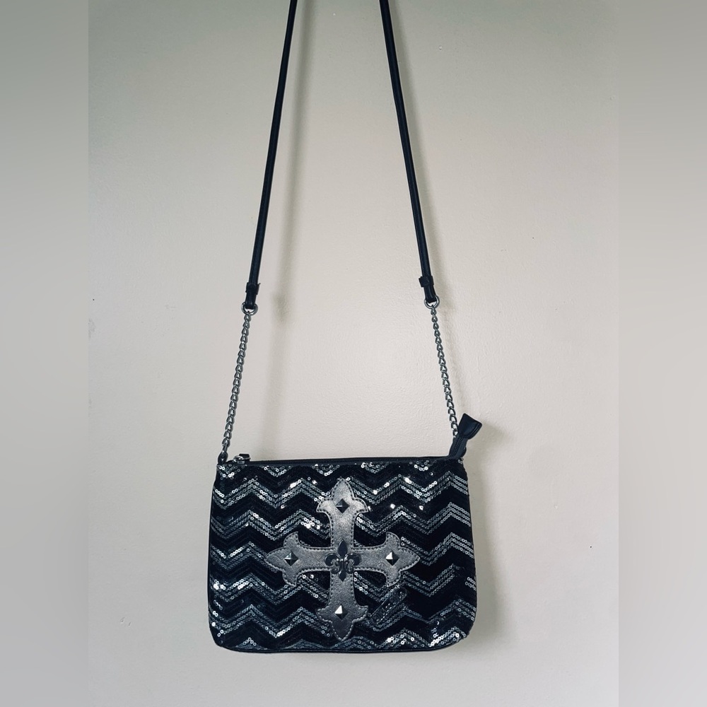 Miss Me Black and White Purse